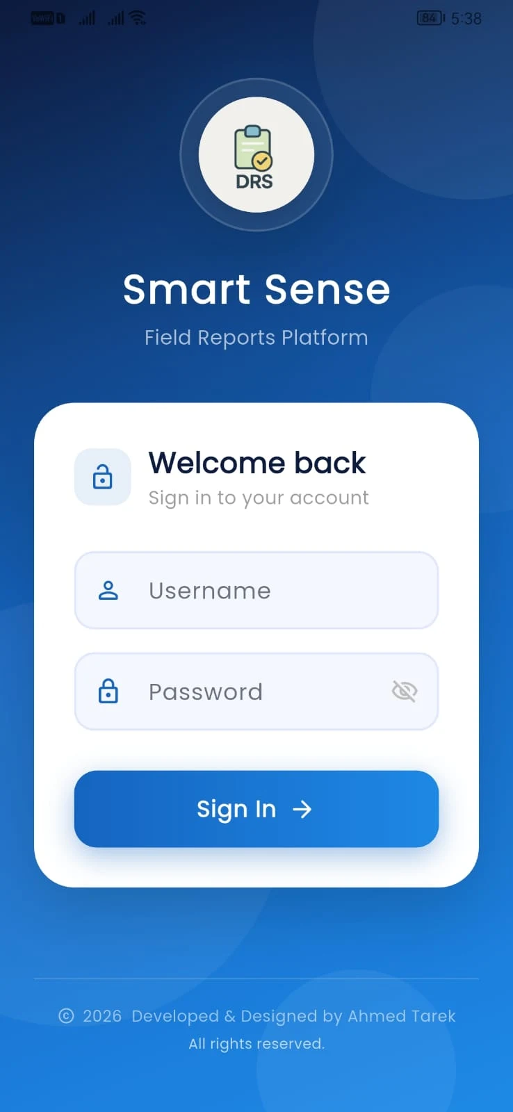 Daily Report – SmartSense screenshot
